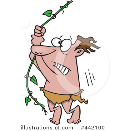 Royalty-Free (RF) Tarzan Clipart Illustration by toonaday - Stock Sample #442100