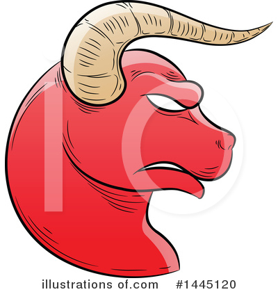 Royalty-Free (RF) Taurus Clipart Illustration by cidepix - Stock Sample #1445120