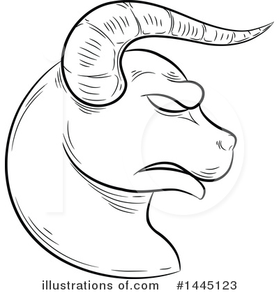 Bull Clipart #1445123 by cidepix