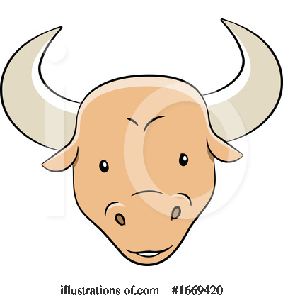 Royalty-Free (RF) Taurus Clipart Illustration by cidepix - Stock Sample #1669420