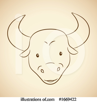 Royalty-Free (RF) Taurus Clipart Illustration by cidepix - Stock Sample #1669422