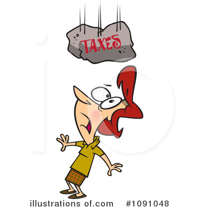 Taxes Clipart #1091048 by toonaday