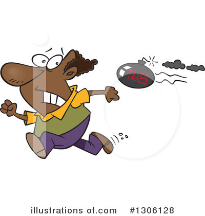 Taxes Clipart #1306128 by toonaday