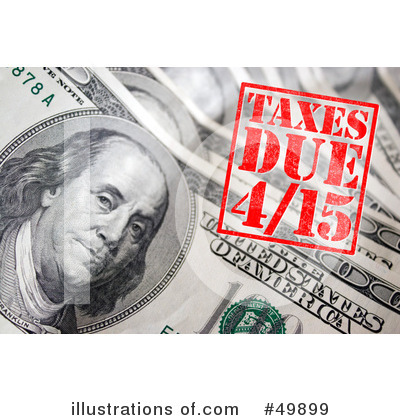 Royalty-Free (RF) Taxes Clipart Illustration by Arena Creative - Stock Sample #49899