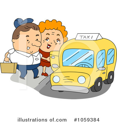 Taxi Driver Clipart #1059384 by BNP Design Studio