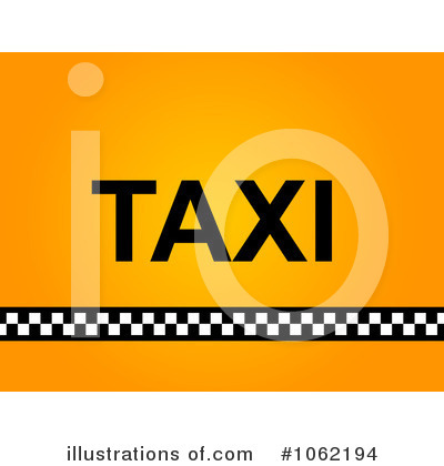 Royalty-Free (RF) Taxi Clipart Illustration by oboy - Stock Sample #1062194