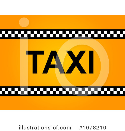 Royalty-Free (RF) Taxi Clipart Illustration by oboy - Stock Sample #1078210