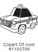 Taxi Clipart #1100799 by toonaday