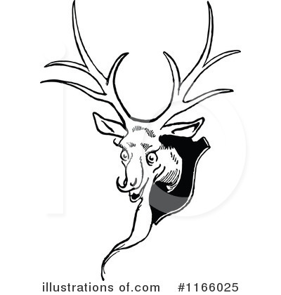 Royalty-Free (RF) Taxidermy Clipart Illustration by Prawny Vintage - Stock Sample #1166025