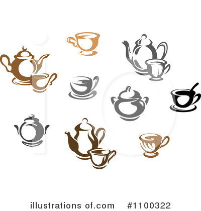 Royalty-Free (RF) Tea Clipart Illustration by Vector Tradition SM - Stock Sample #1100322