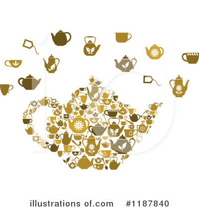 Royalty-Free (RF) Tea Clipart Illustration by Vector Tradition SM - Stock Sample #1187840