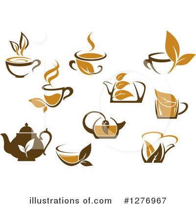 Royalty-Free (RF) Tea Clipart Illustration by Vector Tradition SM - Stock Sample #1276967