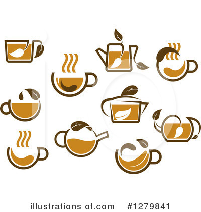 Royalty-Free (RF) Tea Clipart Illustration by Vector Tradition SM - Stock Sample #1279841