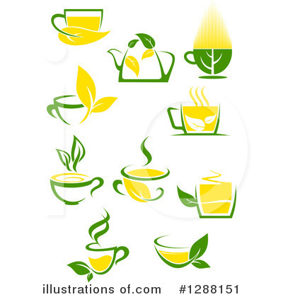 Royalty-Free (RF) Tea Clipart Illustration by Vector Tradition SM - Stock Sample #1288151