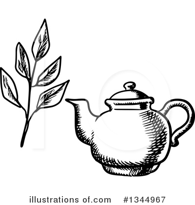 Royalty-Free (RF) Tea Clipart Illustration by Vector Tradition SM - Stock Sample #1344967
