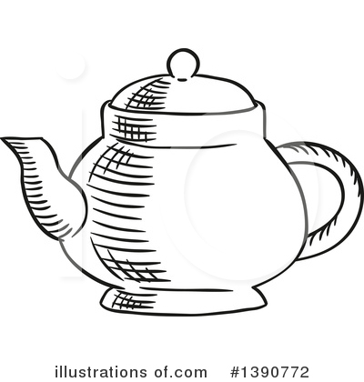 Royalty-Free (RF) Tea Clipart Illustration by Vector Tradition SM - Stock Sample #1390772