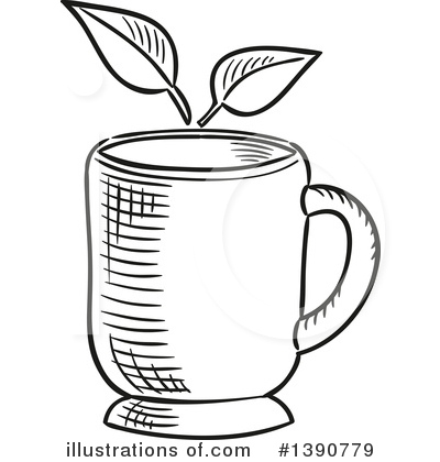 Royalty-Free (RF) Tea Clipart Illustration by Vector Tradition SM - Stock Sample #1390779