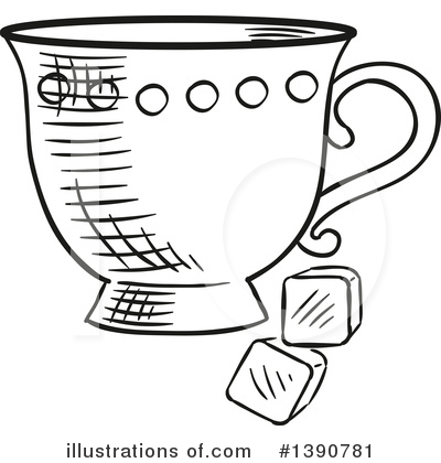 Royalty-Free (RF) Tea Clipart Illustration by Vector Tradition SM - Stock Sample #1390781