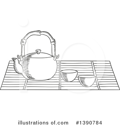 Royalty-Free (RF) Tea Clipart Illustration by Vector Tradition SM - Stock Sample #1390784