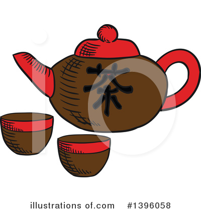 Royalty-Free (RF) Tea Clipart Illustration by Vector Tradition SM - Stock Sample #1396058