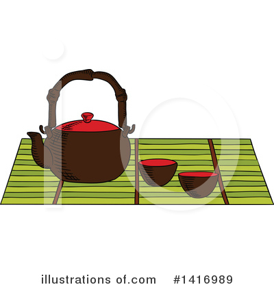 Royalty-Free (RF) Tea Clipart Illustration by Vector Tradition SM - Stock Sample #1416989