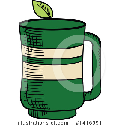Royalty-Free (RF) Tea Clipart Illustration by Vector Tradition SM - Stock Sample #1416991