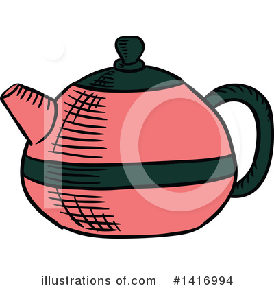 Royalty-Free (RF) Tea Clipart Illustration by Vector Tradition SM - Stock Sample #1416994