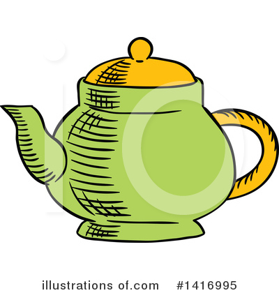 Royalty-Free (RF) Tea Clipart Illustration by Vector Tradition SM - Stock Sample #1416995