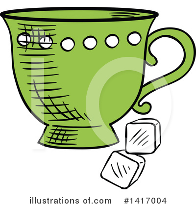 Royalty-Free (RF) Tea Clipart Illustration by Vector Tradition SM - Stock Sample #1417004