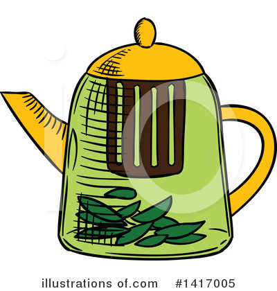 Royalty-Free (RF) Tea Clipart Illustration by Vector Tradition SM - Stock Sample #1417005