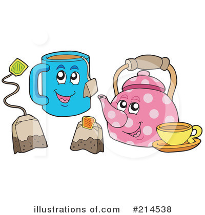 Royalty-Free (RF) Tea Clipart Illustration by visekart - Stock Sample #214538