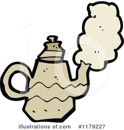 Royalty-Free (RF) Tea Kettle Clipart Illustration by lineartestpilot - Stock Sample #1179227