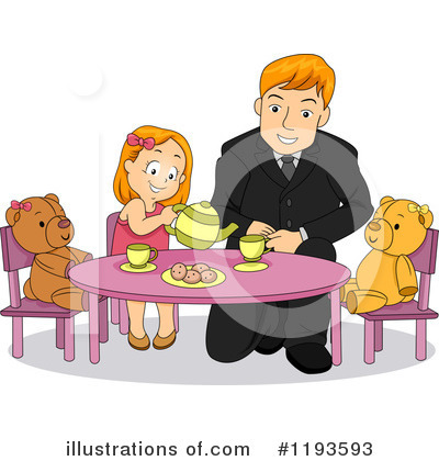 Royalty-Free (RF) Tea Party Clipart Illustration by BNP Design Studio - Stock Sample #1193593