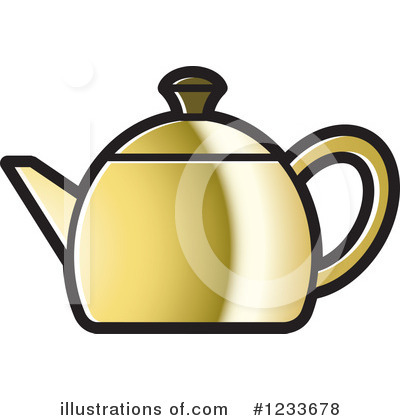 Royalty-Free (RF) Tea Pot Clipart Illustration by Lal Perera - Stock Sample #1233678