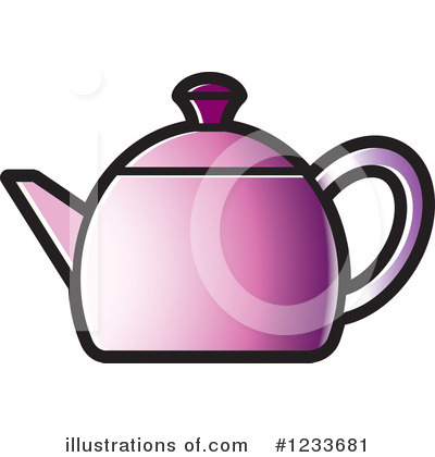 Royalty-Free (RF) Tea Pot Clipart Illustration by Lal Perera - Stock Sample #1233681