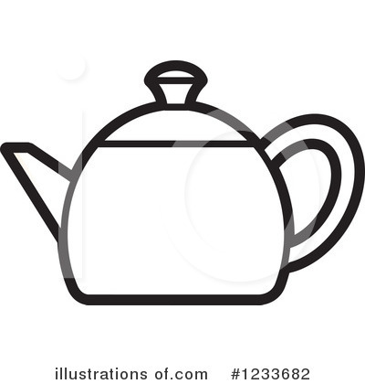 Royalty-Free (RF) Tea Pot Clipart Illustration by Lal Perera - Stock Sample #1233682