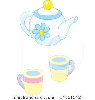 Royalty-Free (RF) Tea Pot Clipart Illustration by Alex Bannykh - Stock Sample #1351512