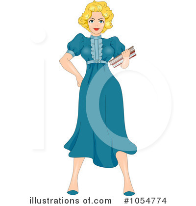 Pinup Clipart #1054774 by BNP Design Studio