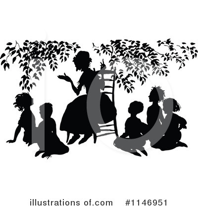 Royalty-Free (RF) Teacher Clipart Illustration by Prawny Vintage - Stock Sample #1146951
