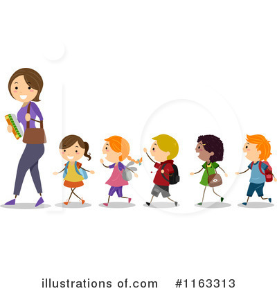 Royalty-Free (RF) Teacher Clipart Illustration by BNP Design Studio - Stock Sample #1163313