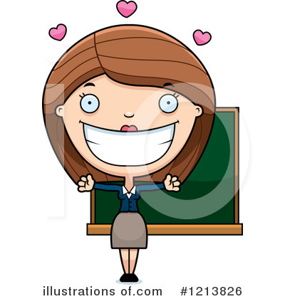 Royalty-Free (RF) Teacher Clipart Illustration by Cory Thoman - Stock Sample #1213826