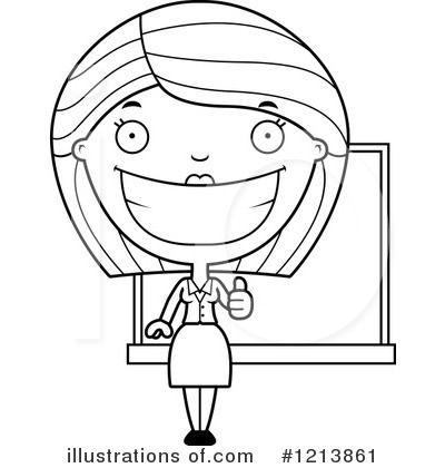 Royalty-Free (RF) Teacher Clipart Illustration by Cory Thoman - Stock Sample #1213861
