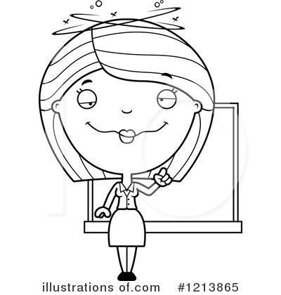 Royalty-Free (RF) Teacher Clipart Illustration by Cory Thoman - Stock Sample #1213865