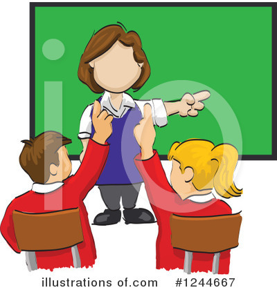 Teacher Clipart #1244667 by David Rey