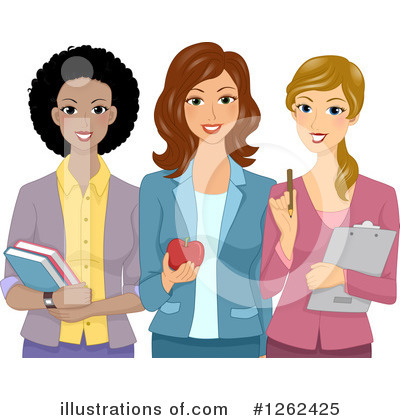 Royalty-Free (RF) Teacher Clipart Illustration by BNP Design Studio - Stock Sample #1262425