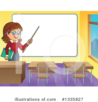 Class Room Clipart #1335827 by visekart