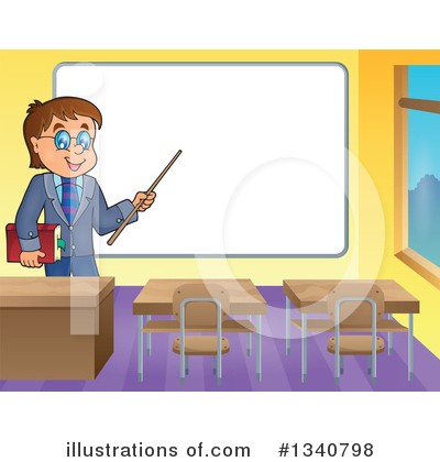 Class Room Clipart #1340798 by visekart
