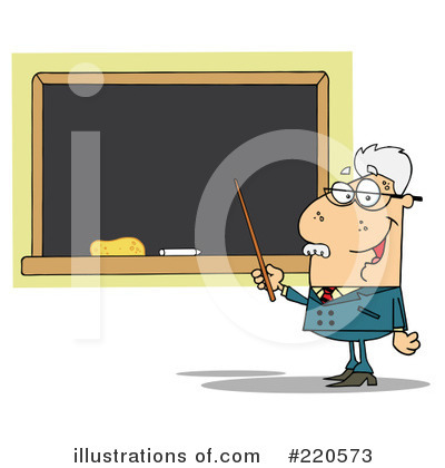 Royalty-Free (RF) Teacher Clipart Illustration by Hit Toon - Stock Sample #220573