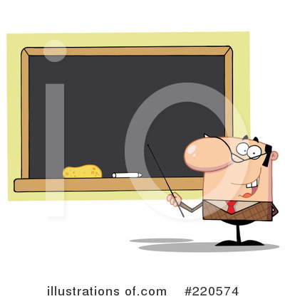 Royalty-Free (RF) Teacher Clipart Illustration by Hit Toon - Stock Sample #220574
