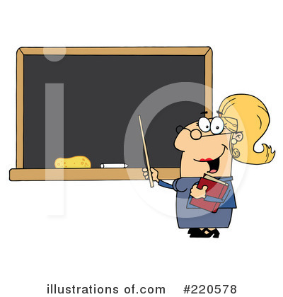 Royalty-Free (RF) Teacher Clipart Illustration by Hit Toon - Stock Sample #220578